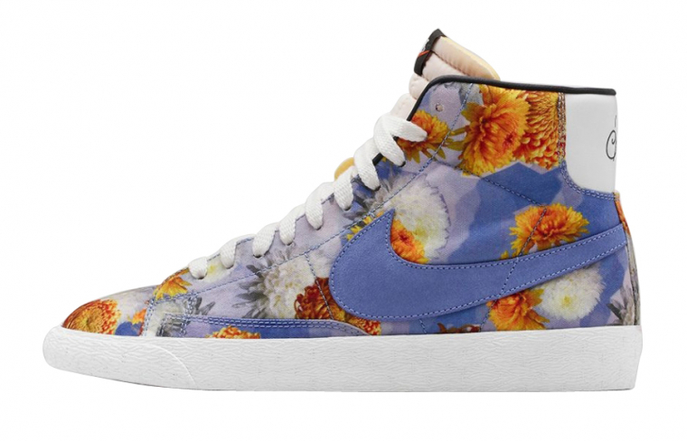 nike blazer flower