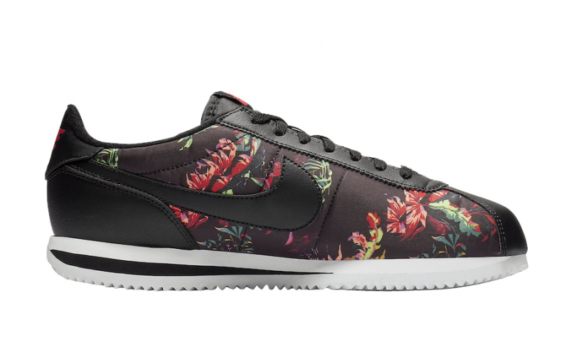 Nike Cortez Black Floral - KicksOnFire.com
