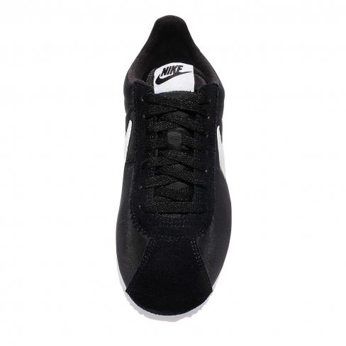 black and white nylon nike cortez