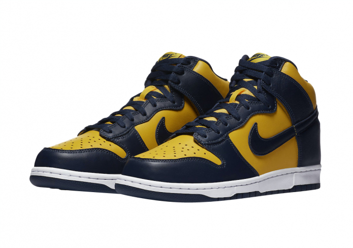 dunk high michigan