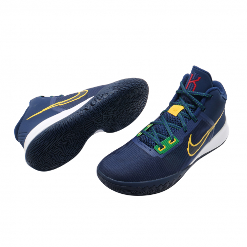 kyrie flytrap 4 blue and yellow