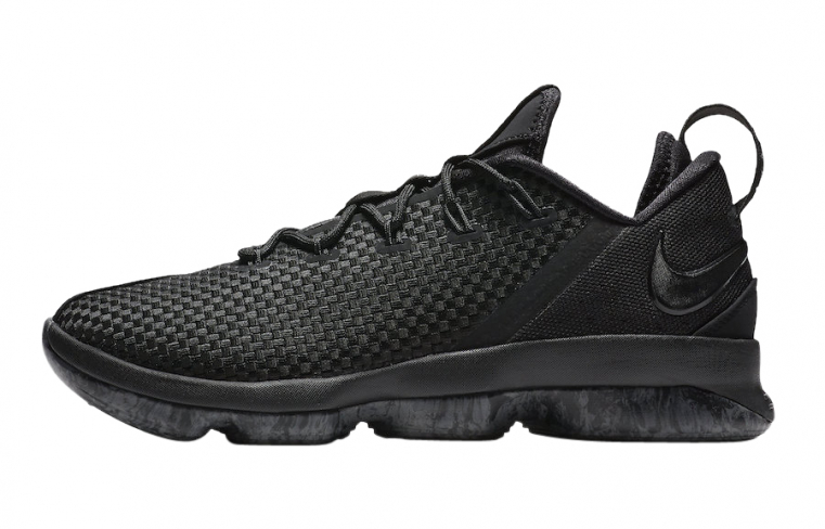 lebron triple black shoes