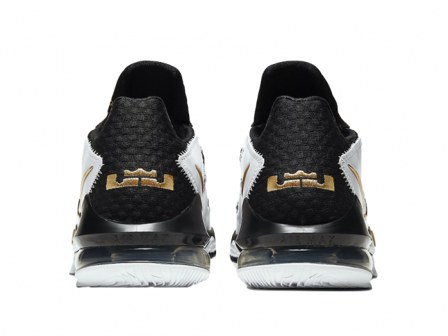 lebron 17 low white and gold