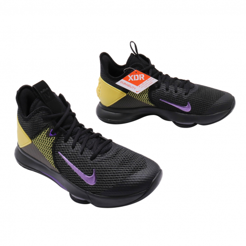 lebron witness 4 black voltage purple