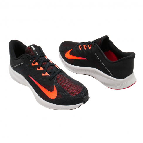 nike quest black and orange