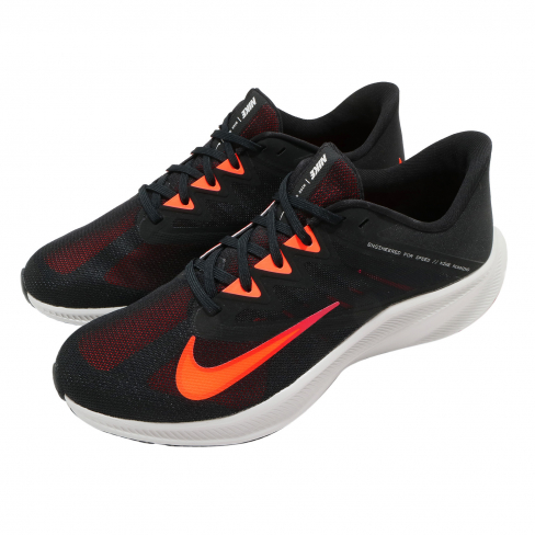 nike quest black orange