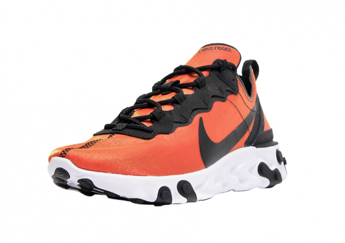 nike react element 55 black yellow