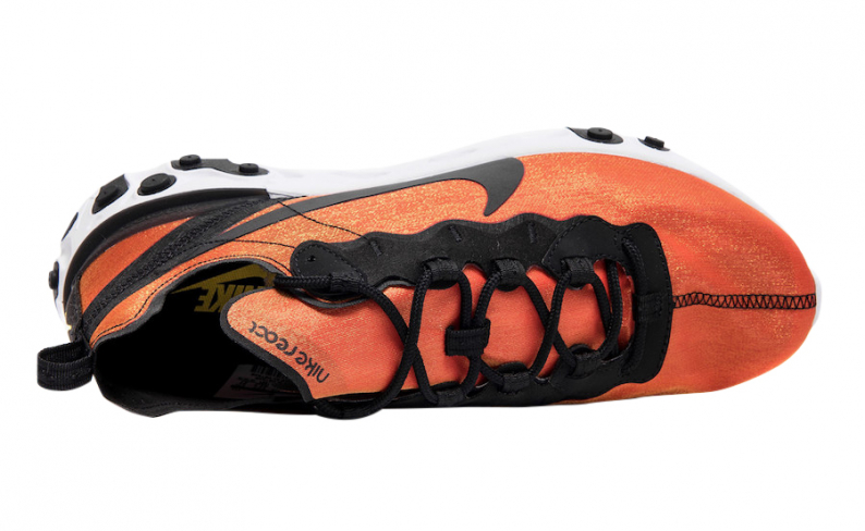 nike react element 55 black yellow