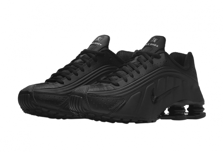Nike shox r4 triple black matte Clearance
