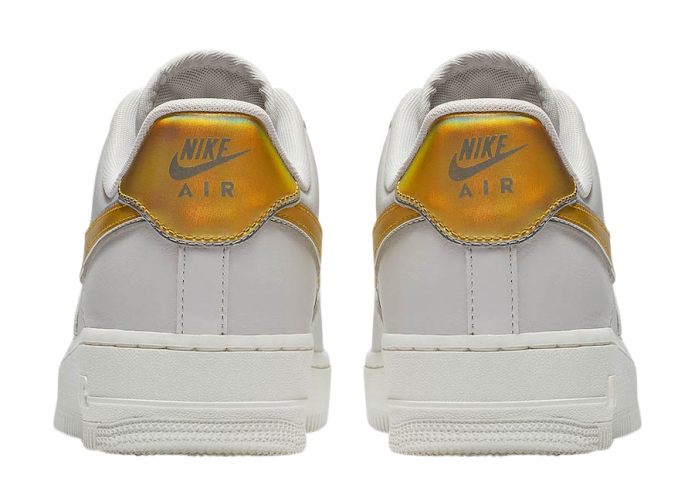 Nike WMNS Air Force 1 Low Metallic Swoosh Vast Grey - KicksOnFire.com