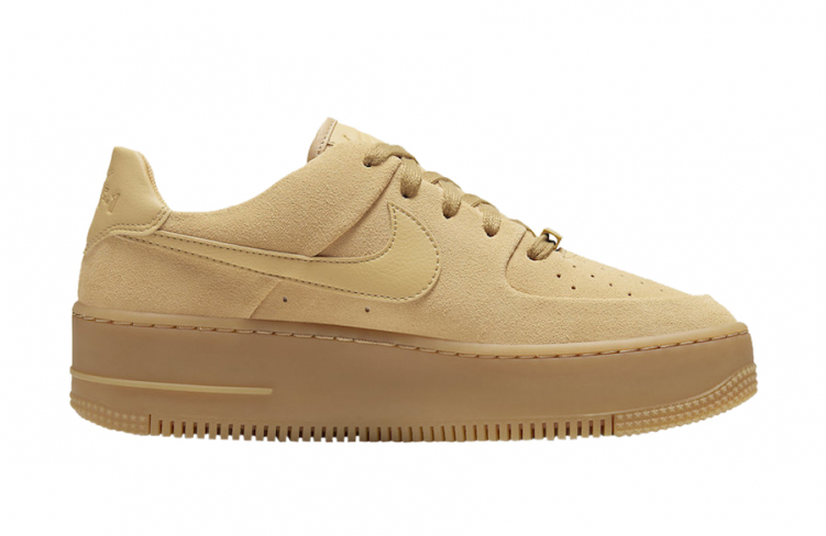nike air force 1 sage low yellow suede