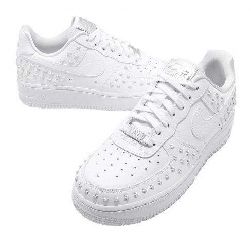 nike white studded air force 1