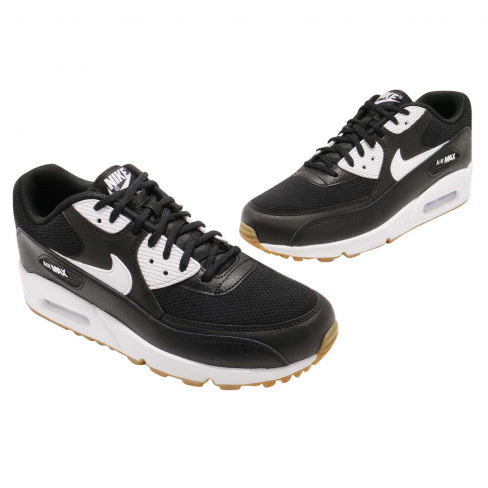 air max 90 black with white tick