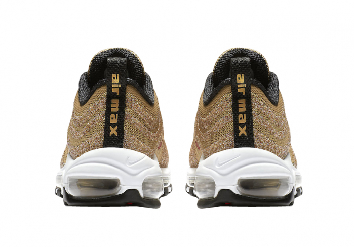 nike wmns air max 97 lx swarovski metallic gold