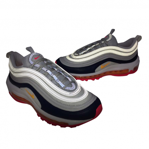 nike air max 97 pure platinum laser orange