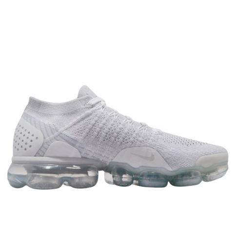 white and grey nike vapormax