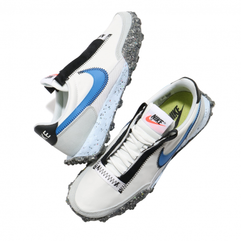 nike waffle racer crater summit white