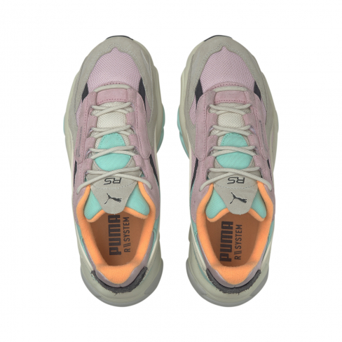 puma rs connect drip pack gray violet