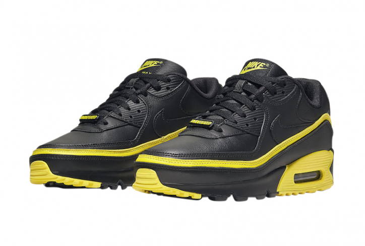 air max 90 undefeated black optic yellow