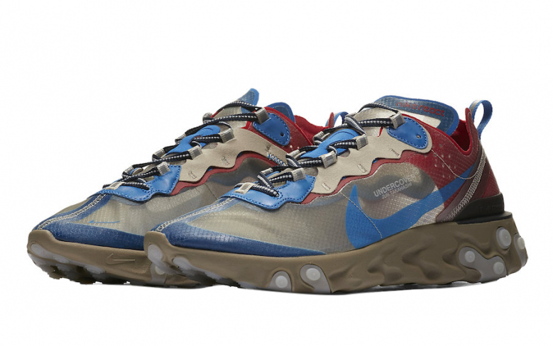 nike react undercover blue