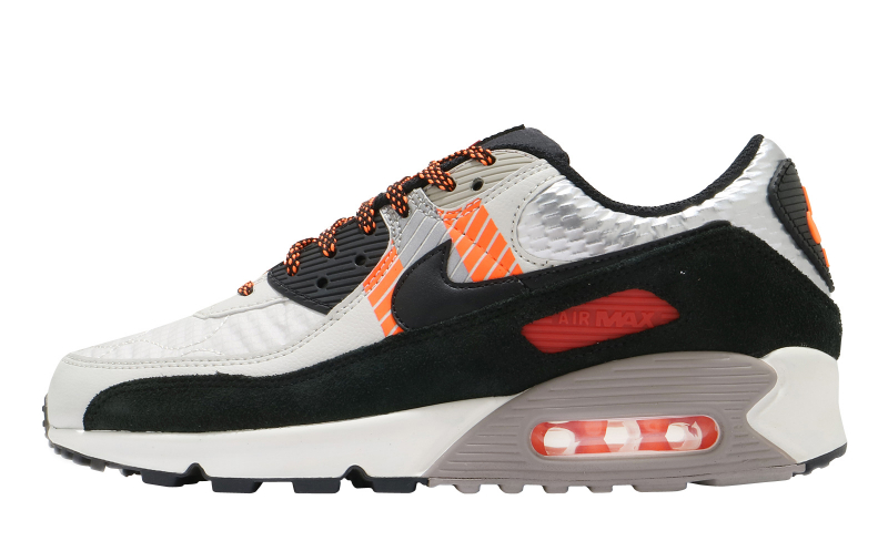 3m X Nike Air Max 90 Light Bone Total Orange Kicksonfire Com