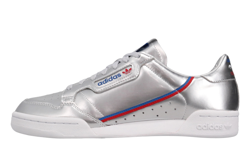adidas continental 80 silver