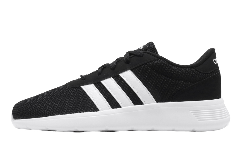 adidas lite racer black white