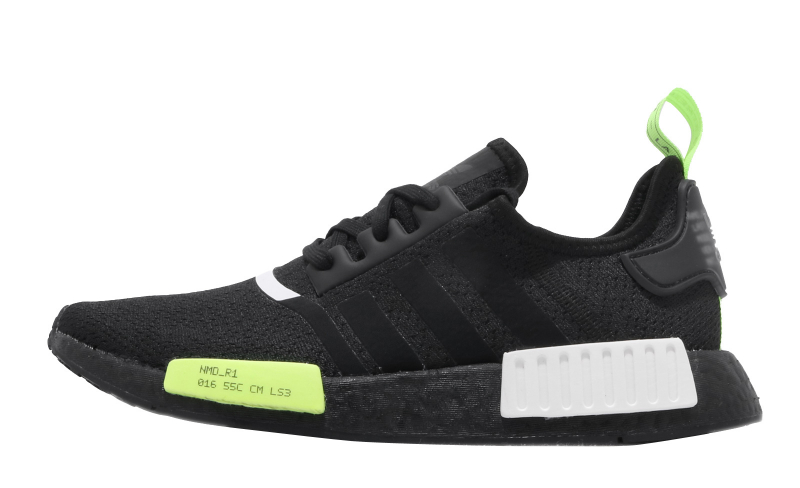 nmd green and black