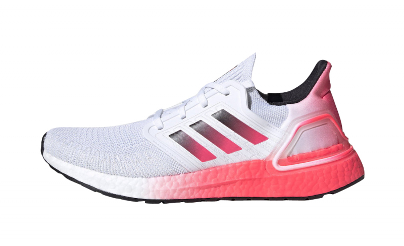 adidas ultra boost cloud white core black shock pink
