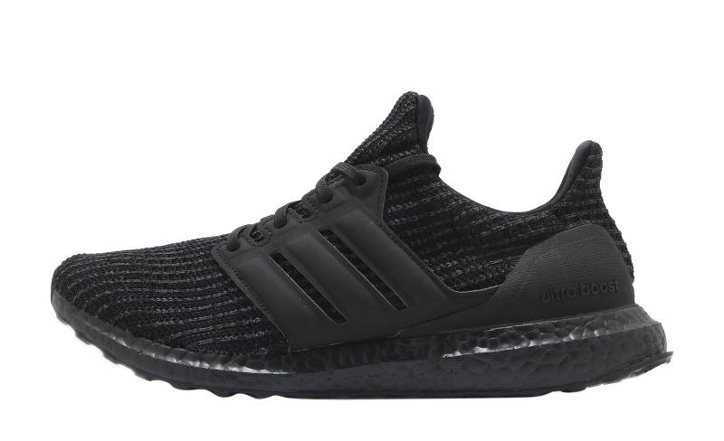 adidas ultra boost core black & active red