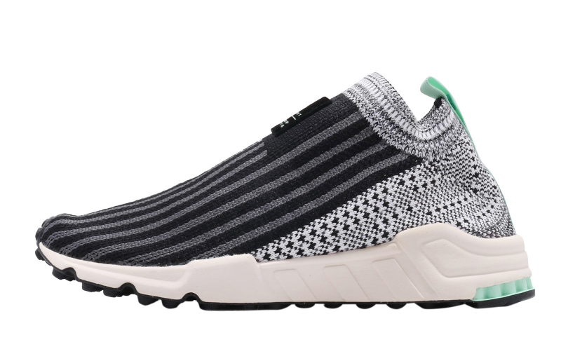 eqt support sock cloud white core black