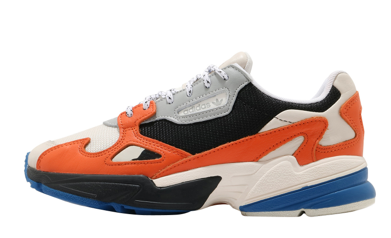 adidas falcon black orange