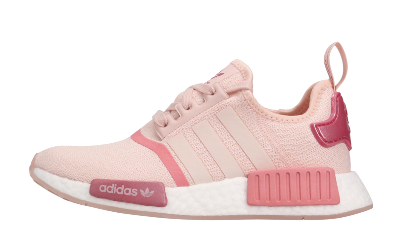 pink and white adidas nmd