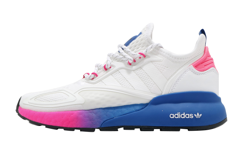 adidas zx 2k boost white pink
