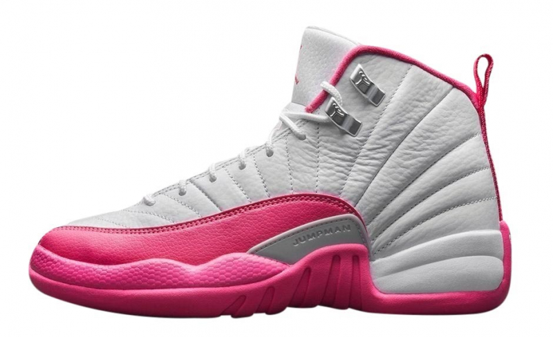 jordan 12s pink and white
