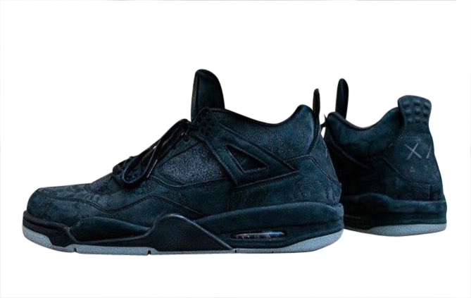 kaws aj4 black