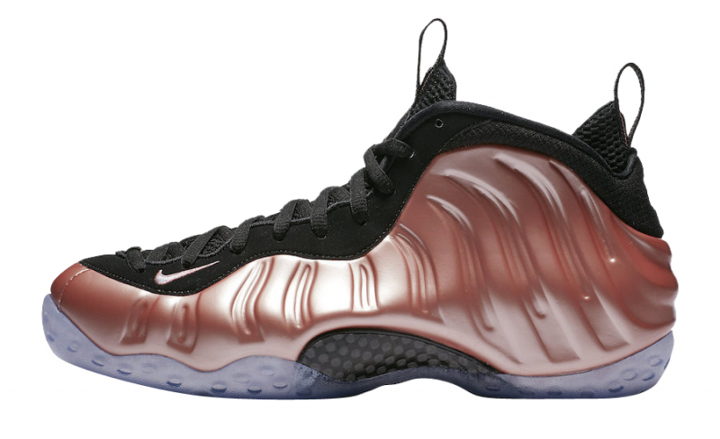white pink gold foamposites