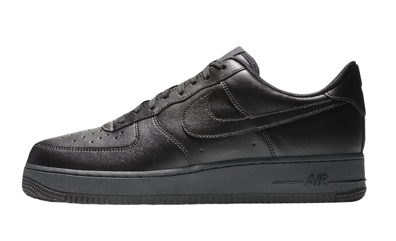 air force 1 flyleather black
