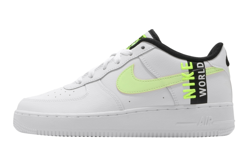 nike air force one white barely volt