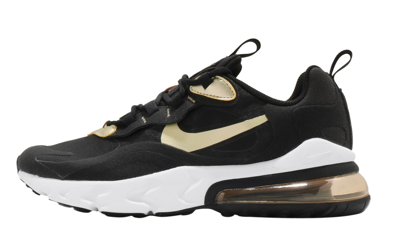 air max 270 react gold black