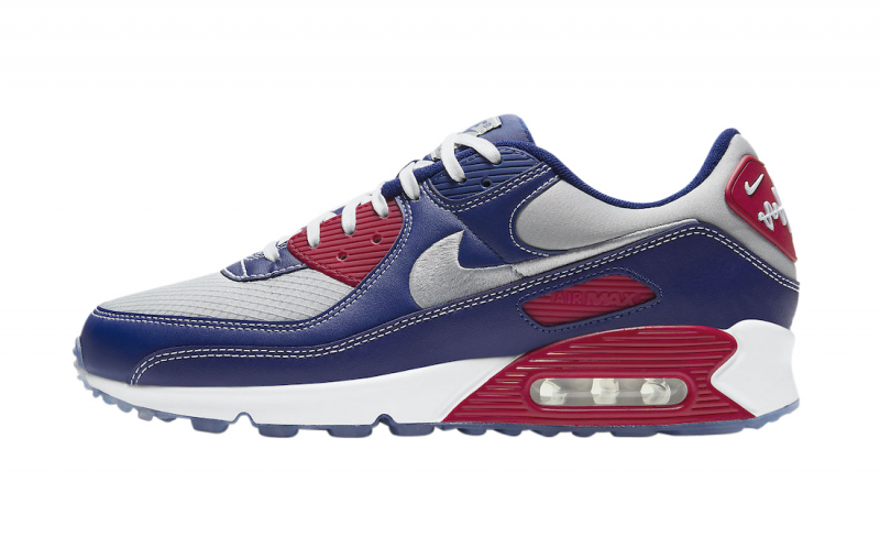 air max 90 blue and red