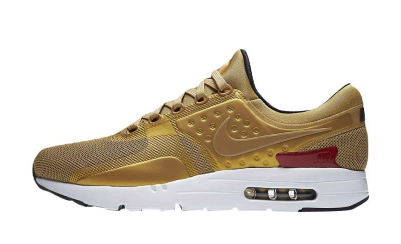 air max zero metallic gold