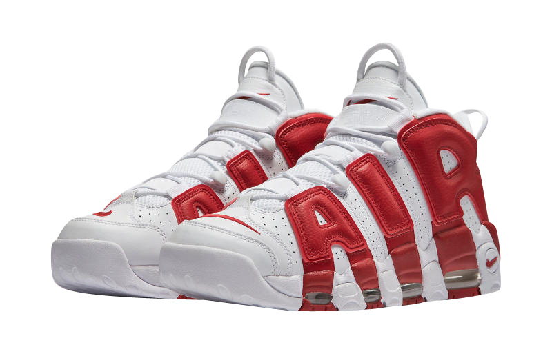 air max uptempo red and white