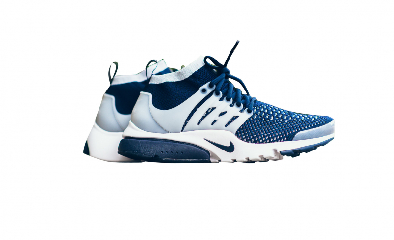nike presto ultraflyknit blue training shoes