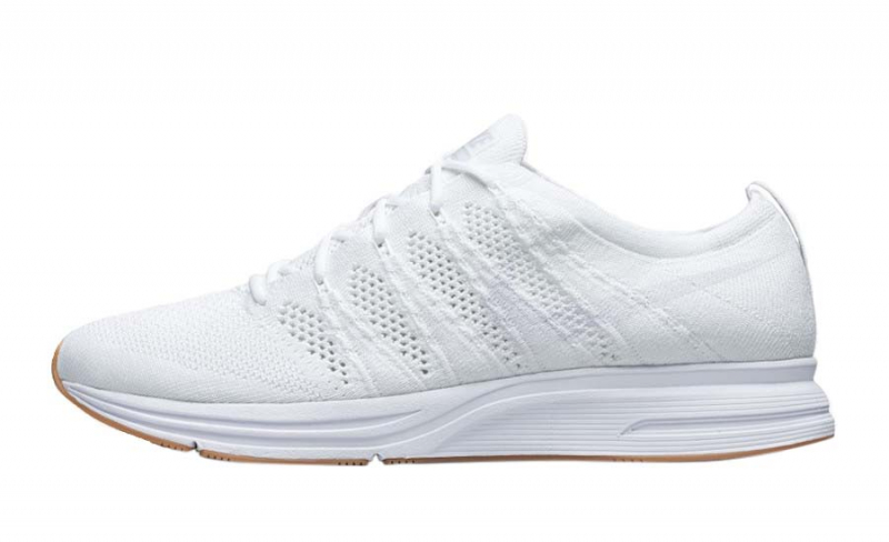 nike flyknit trainer all white