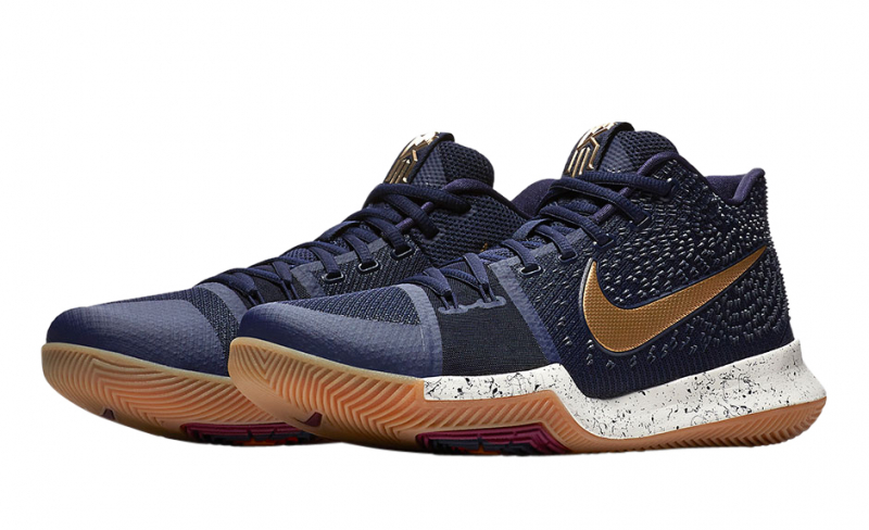 kyrie 3s white and gold