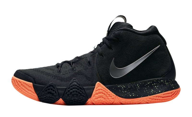 black metallic silver kyrie 4