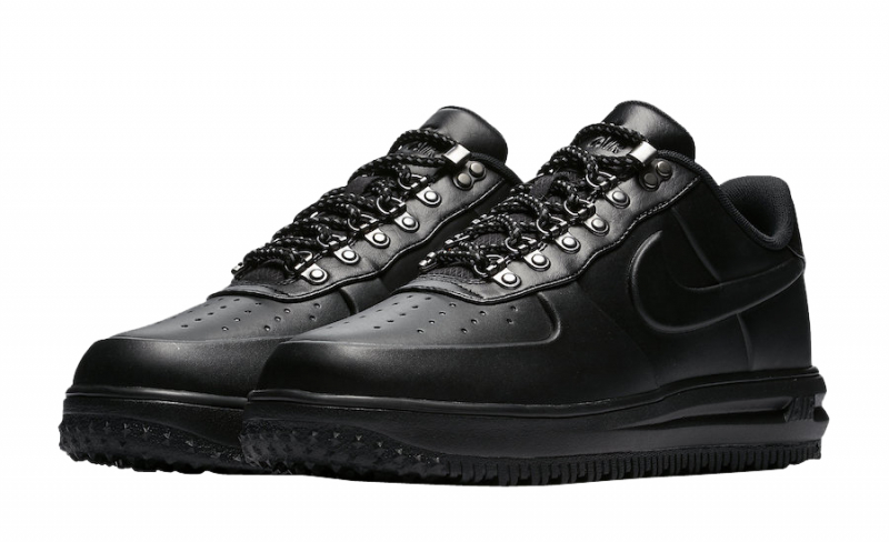 nike lunar force 1 duckboot low triple black