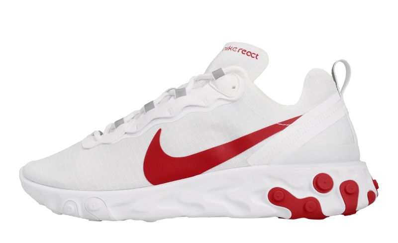 Nike React Element 55 Se White University Red Kicksonfire Com