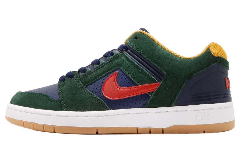 nike sb air force ii low midnight green